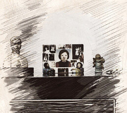 [사진기자의 ‘사談진談’]어머니 영정사진은 ‘물’을 먹었다