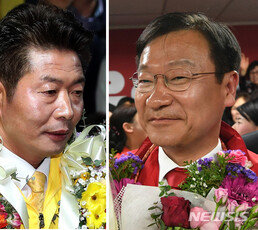1대 1… 통영고성 보선 한국당 정점식 당선, 창원성산 정의당 여영국 막판 역전