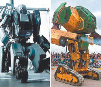 美日巨型机器人将展开"世纪对决"