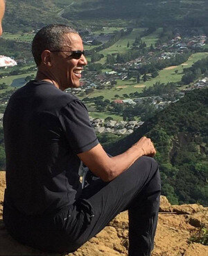 하와이 휴가 중인 오바마…“대통령은 등산 중”