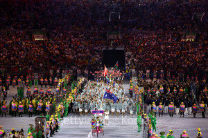 [리우2016 개막식] 입장하는 세계 각국 선수단