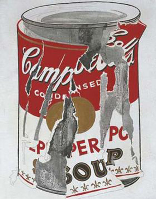 미국 팝아트의 거장 앤디 워홀의 ‘캠벨 수프캔’ 그림. 사진 출처 위키피디아