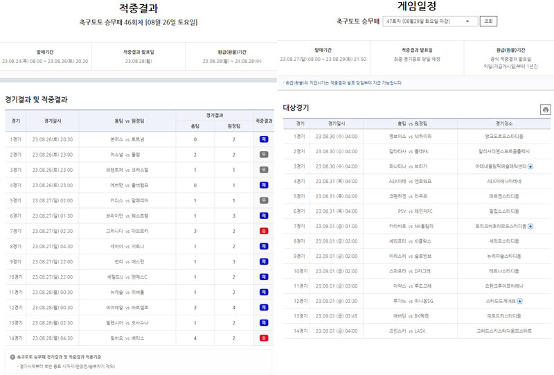 스포츠 토토 승무패