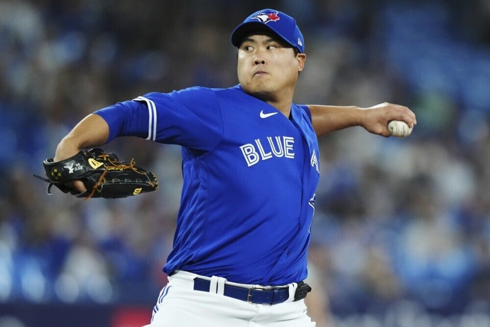 Blue Jays' Ryu Hyun-jin wins 2nd straight start, extends unearned run  streak to 14 innings