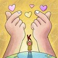 세계를 잇는 손짓, 한국식 ‘손가락 하트’의 힘[카를로스 고리토 한국 블로그]