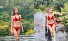 원진서, 새빨간 비키니 엄청나… 뜨겁네
