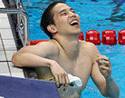 이주호 또 메달…남자 배영 200m서 한국 신기록 은메달