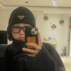 김민하, 올블랙 겨울룩으로 완성한 따숩힙[입스타그램]