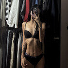 ‘최진실 딸’ 최준희, 96kg→41kg 속옷차림으로…‘뼈말라’ 몸매 공개