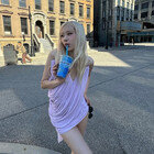 로제, 아찔한 미니드레스…하의 실종 수준 [DA★]