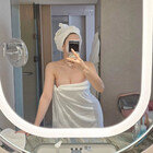 유소영, 샤워타월 흘러내릴라…아찔한 호텔 셀카 [DA★]