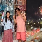 김준호♥김지민 ‘77평 신혼집’, 불꽃축제 명당이었네…집에서 직관