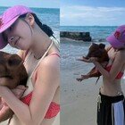 에스파 카리나, 비키니 몸매 공개…사랑스러워 [DA★]