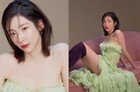 박지현, 아찔한 드레스…어디까지 흘러내려?