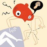 앗! 성교중 고환 ‘실종 사건’