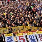 冬鬪 행렬… 대한민국은 시위중  