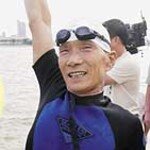 68세 장애 딛고 10km 한강 도하 이희재 씨