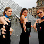 모나리자와 휴대전화의 만남