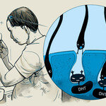 ‘毛난 사람’은 머리카락 날리고…