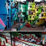브라질 빈민가 ‘벽화 운동’ 살가운 관광명소로 탈바꿈