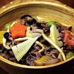 죽순밥에 초간장 넣고 한입 아앙~