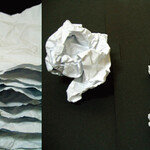 우연히 구긴 종이도 예술작품이 된다