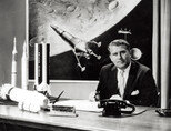 로켓 과학의 아버지로 불리지만 나치 독일의 로켓 기술 개발을 주도했던 베른헤르 폰 브라운. [GETTYIMAGES]