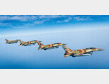 5월 말 지중해에서 이란 핵시설 타격 훈련을 하는 이스라엘 공군 전투기들. [이스라엘군]