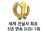 현대건설, 지속가능 건설기업 5년 연속 세계 1위