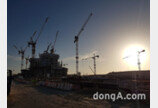 쌍용건설, 두바이 호텔 건설 현장 일출 공개