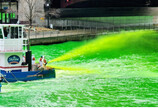 美 시카고 강이 순식간에 ‘녹색’으로…왜? (영상)