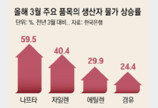 나프타 60%-에틸렌 30% 껑충… 생산자물가 3년만에 최대폭 상승