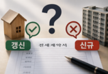 전세 재계약, 두 달 만에 나간다? ‘갱신 vs 신규’ 기준 총정리 [집과법]