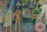 천경자 ‘시장’ 첫 경매 나온다…1960년대 대표작 주목