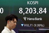 코스피 9.99% 폭락…역대 5번째로 큰 낙폭