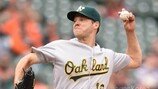 OAK 힐, 감격의 AL 이달의 투수 선정… ML 12년 만