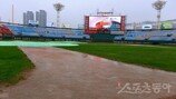 사직구장 3연속 우천취소가 만들어낸 풍경