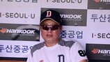 두산 김태형 감독이 연패에 대처하는 자세