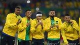 [남장현의 리우 리포트] 브라질축구, 징크스 깨고 올림픽 첫 金
