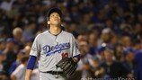 마에다, PS 2경기 연속 부진… NLCS 1차전 4이닝 3실점