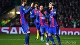 ‘메시 멀티골’ 바르셀로나, 셀틱 꺾고 팸피언스리그 16강 진출