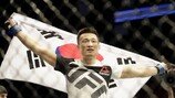 되살아난 ‘코리안 좀비’…정찬성, UFC 복귀전서 1라운드 KO승