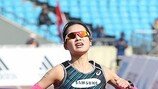 2시간32분20초 국내 여자 우승 김성은 “내 최고기록 못깨 아쉽다”