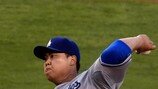 [류현진 선발] 류현진, 3회 삼자범퇴… 2이닝 연속 무실점