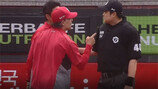 “고의성 느껴” 힐만 감독이 덕아웃을 박차고 나간 이유