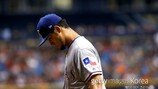 TEX 다르빗슈, MIA전 10실점 부진… 트레이드에 영향?