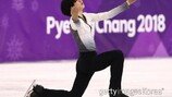 [2018 평창] 차준환, 프리 165.16점-종합 248.59점… 개인 베스트