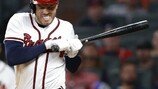 ‘애틀란타 비상’ 프리먼, 또 손목에… HBP후 교체