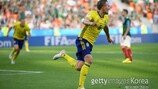 스웨덴, 후반 5분 아구스틴손 선제골… 한국에 악재