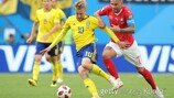 [월드컵] 스웨덴 vs 스위스, 지루한 0의 균형… 전반 0-0